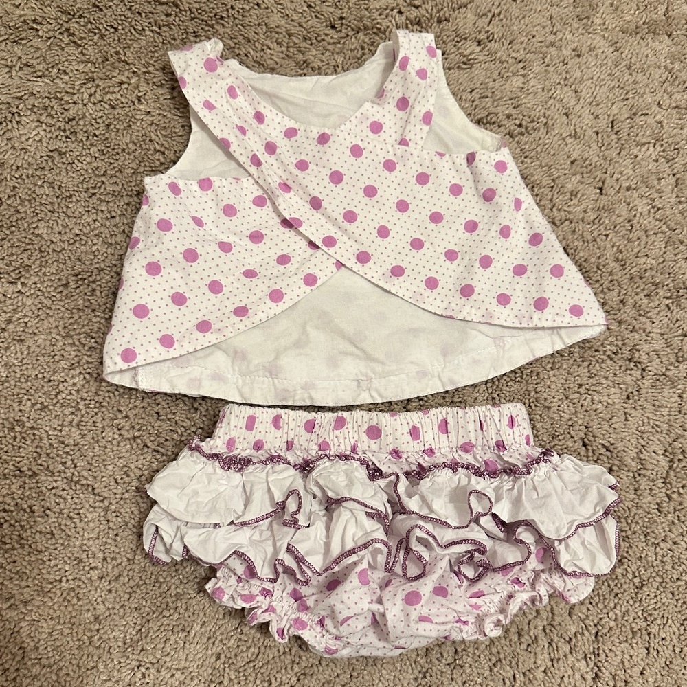 Bunny Ruffle Girl Set - Picture 2 of 2